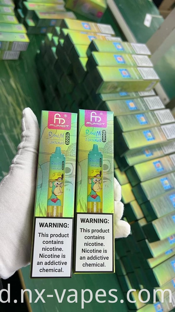 RandM Tornado 15000puffs